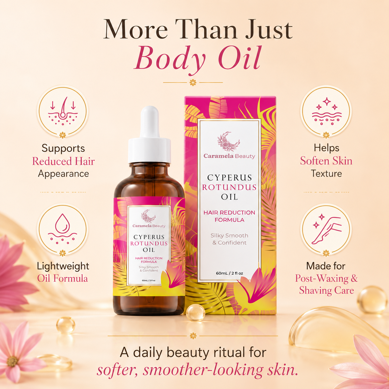 Cyperus Rotundus Oil - Organic Hair Removal
