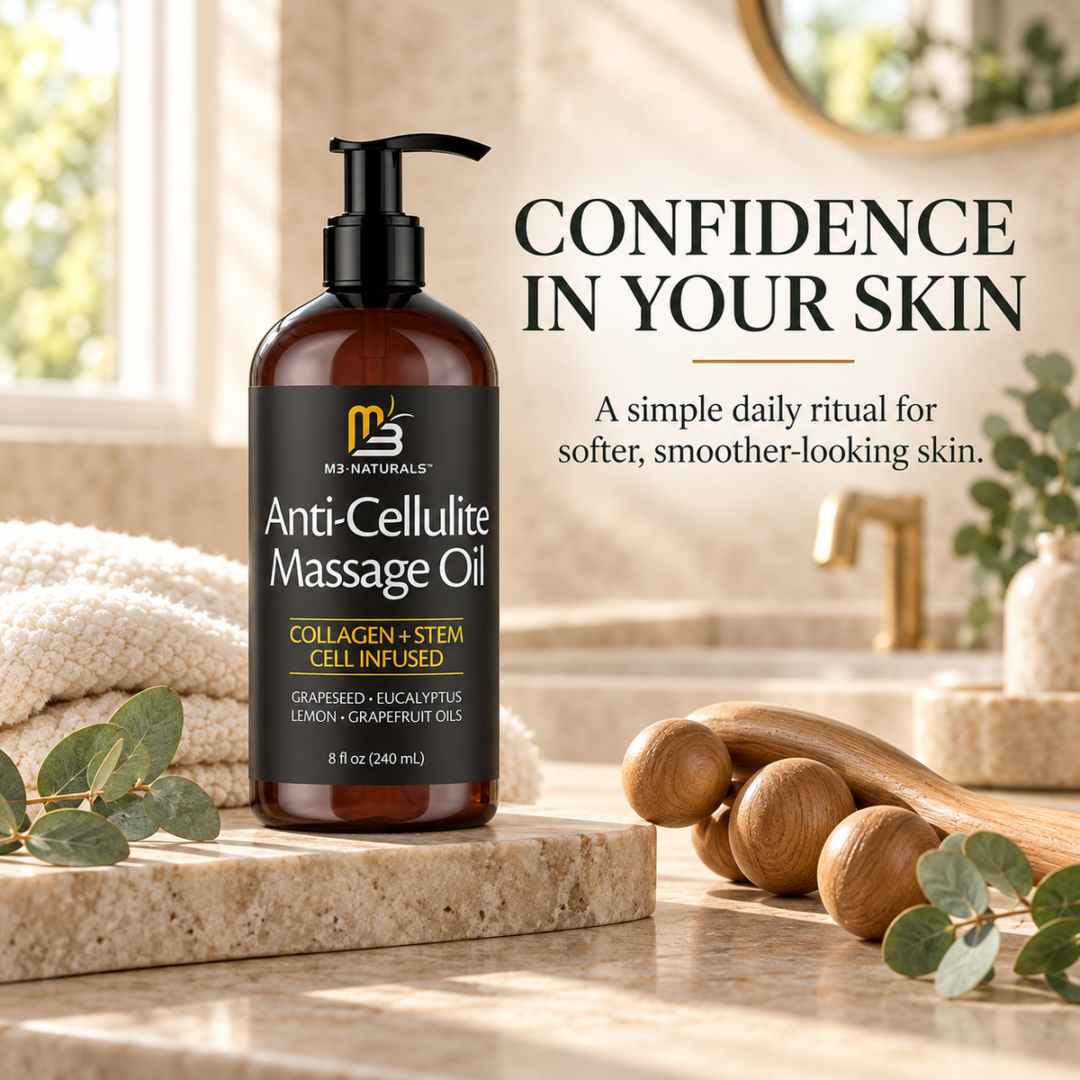 Cellulite Massage Oil Restore Texture and Elasticity